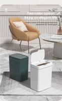 Bandeja De Baño Inteligente Almacenamiento Automático Blanco Sensor Táctil Ecológico 15L Sin Cierre De Plástico Rectangular - details 8