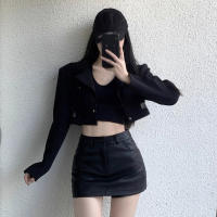 Shorts De Cuero PU Para Mujer Cintura Alta Moda Verano Pantalones Cortos De Encaje Con Bolsillos Comodidad A-Line Longitud De Rodilla - details 15