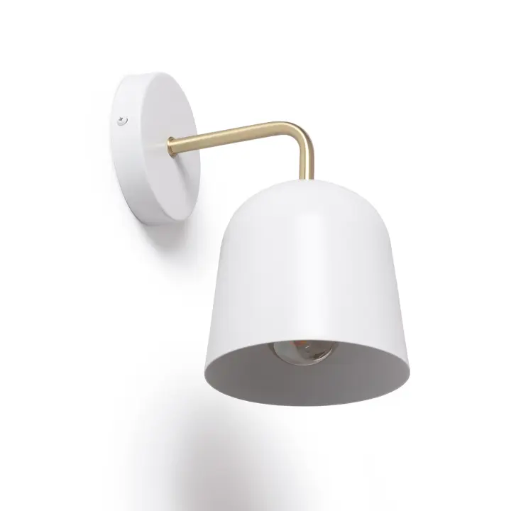 Ledkia Lámpara de Pared Metal Giorgia Blanco - 1