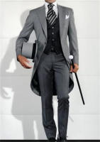 Traje Formal Italiano Para Novio Estilo Gentleman Traje De Baile De Prom Tuxedos Con Chaqueta Pantalones Y Chaleco Para Hombres - details 3