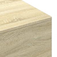 vidaXL Mesa de centro madera de ingeniería roble Sonoma 100x49,5x31 cm Mesita de Salón o Comedor o Auxiliar Mesa de Café Meuble Salón - details 5