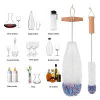 Cepillo De Limpieza Para Cocina Con Mango De Abeto Y Botella De Soda Stream Limpia Vajilla Vidrio Botellas Y Jarros - details 12