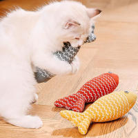 Juguete De Pescado Para Gato MADDEN Simulación De Pescado Con Menta Juguete Interactivo Para Gatos Y Gatitos Almohadilla De Raspadura Regalo Para Mascotas - details 2
