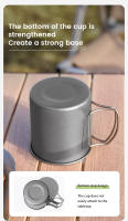 Taza De Camping MOBI GARDEN Para Exterior Café Té Aluminio Utensilios De Cocina Y Picnic Equipamiento De Turismo Trekking - details 3