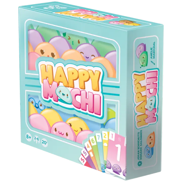Happy Mochi (Asmodee) - Juego de Cartas Rápido y Divertido con Dulces Japoneses - 1
