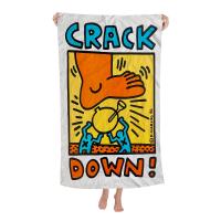 Toalla De Playa Microfibra Colorida De Keith Haring Toalla Rápida Para Piscina Viajes Y Gimnasio Absorbente Y Suave Tamaño 76x182 Cm - details 5