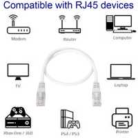 Nanocable Cable de Red RJ45 LAN Local Area Network para PC Ordenador Portátil PS3 PS4 TV Blanco 10.20.0401-W 1m Cat.6 - details 5