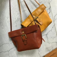 Bolso Bandolera Mujer MJ De Cuero Genuino Pequeño Bolsos Cruzados Retro Para Niñas Bolsa De Mano Suave Con Bolsillo Para Teléfono Móvil - details 7