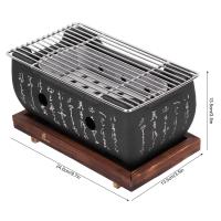 Parrilla De Barbacoa Japonesa Portátil Accesorios Para Horno De Carbón De Aleación De Aluminio Para Uso Doméstico - details 8