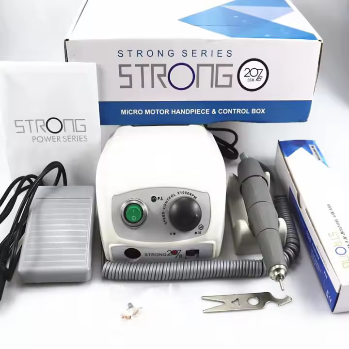 Nueva Máquina De Manicura Eléctrica 50000RPM Kit De Pedicura Y Arte De Uñas Con Herramienta De Archado Potente 65W 210 207B - 1