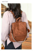 Mochipa Mujer de Cuero PU with Multibolsitos, Mochipa Casual y Funcional para Uno Diario, Viajes, Escuela y Universidad - details 4