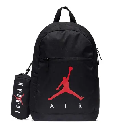 Mochila Nike Air Jordan Negro Rojo 9B0503 - 1