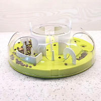 Juguete Interactivo Para Gatos Con Rompecabezas Para Alimentos Dispensador De Alimentos Para Mejora Mental Juego Lento Para Perros Y Gatos - details 1