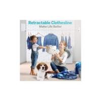 Tendedero retráctil Ajustable 4,2 M Ajustable Inoxidable Cuerda Retráctil Montado Retractable Exterior Lnterior Baño Jardín Resistencia Estante de Secado - details 3