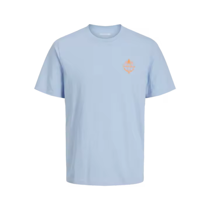 Jack & Jones One Color Summer Camiseta Color Gris Azulado - Combinable, Elástica Y Suave - 1