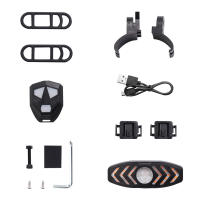 Lámpara De Señal De Giro LED Para Patinete Eléctrico Xiaomi MI3 M365 1S Pro2 Modificada Con Control Remoto Inalámbrico Y Recargable USB - details 10