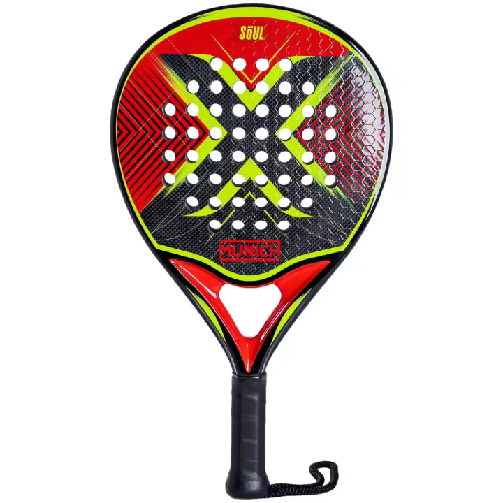 Pala de Padel Munich Soul para unisex en color rojo - 1