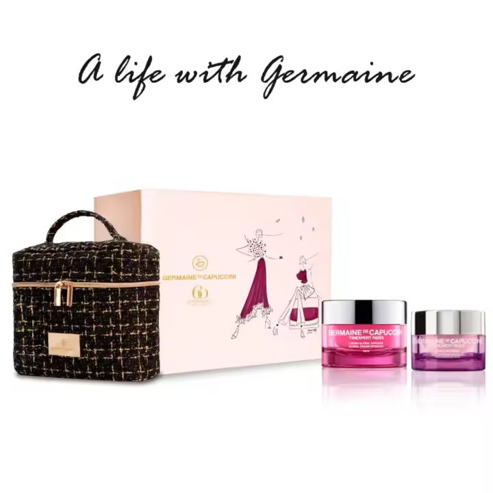 Germaine de Capuccini Time to shine Pack Timexpert Rides Cremar Rich + Contorno Night success 390106 Set Navidad contra las arrugas. Novedades de la Navidad en Germaine.  Mima y regala a tus seres queridos con los sets edición limitada - 1
