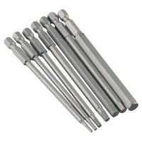 Juego De 7 Piezas De Llaves De Encendedor Magnético Hexagonal De 100mm Longitud Herramientas Manuales Accesorios Tornillos De Broca 2/2.5/3/4/5/6/8mm - details 0