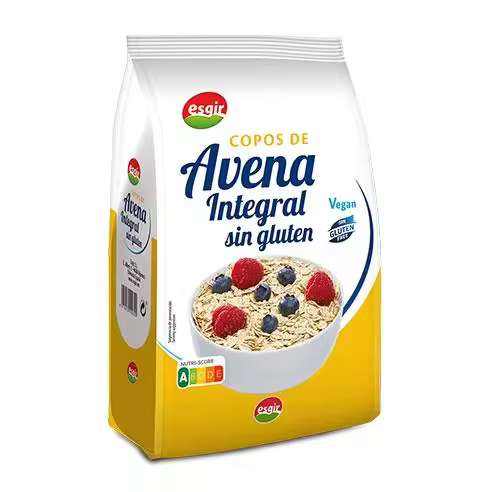 COPOS DE AVENA INTEGRALES SIN GLUTEN (450G) - Esgir /  Caducidad 30-06-2025 - 1