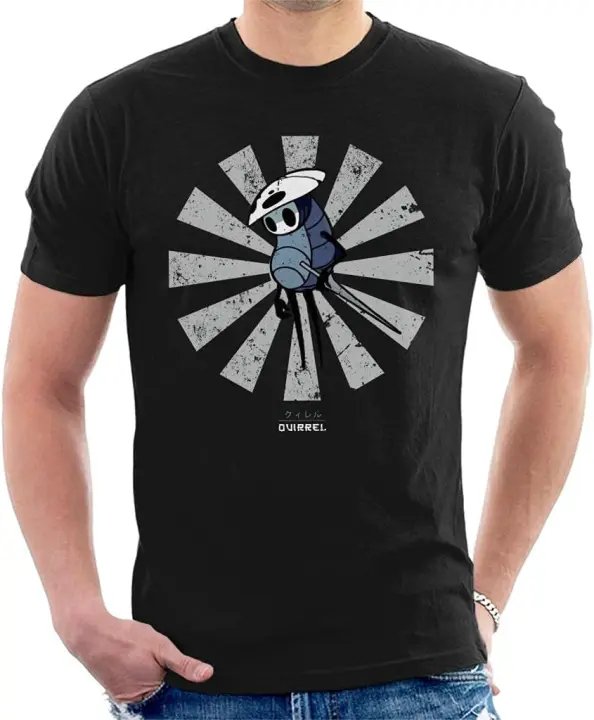 Camiseta de caballero hueco japonés Retro para hombre, camisa de quirel - 1