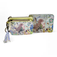 Monedero 3 Cremalleras Sweet & Candy Bags C-068-02 - 12 x 9.5 x 2 cm - 4 modelos diferentes con estampados únicos. - details 5