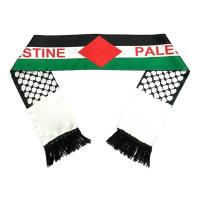 Pañuelo De Satén Con Estampado De Bandera De Palestina 14x130cm Pack De 5/10/20/30 Piezas Para Celebrar El Día Nacional De Palestina - details 6