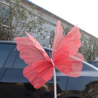 Mariposa Grande De Simulación 3D Para Decoración De Boda Y Festivales 50cm Colgante De Tela Gasa Falso Mariposa Para Día De San Valentín - details 5