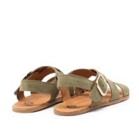TINA KIZ 9100 KAKI Sandalias planas de Mujer 36420 25V SANDALIA BAREFOOT SERRAJE KAKI - details 1