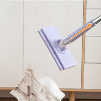 Mopa Portátil Mini Automática Para Papel De Toalla 360° Rotación Herramienta De Limpieza Para Piso Ventanas Eliminación De Polvo Sin Telas - details 3