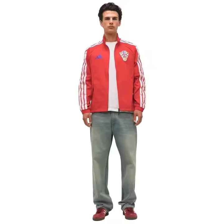 Chaqueta De Chandal Adidas modelo Croatia Home Anthem "Better Scarlet" para hombre y mujer en color Rojo - 1