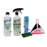 Set de Limpieza ECOJIN LABONCLER con Difusor, Rasqueta y Accesorios - Desengrasante Multiusos, Quitagrasa, Quitamanchas, Biodegradable. ECPJIN DE LABONCLER. LIMPIA Y BRILLA CON ECOJIN. LOS MEJORES PRODUCTOS DE LIMPIEZA ESTAN EN LABONCLER - details 0