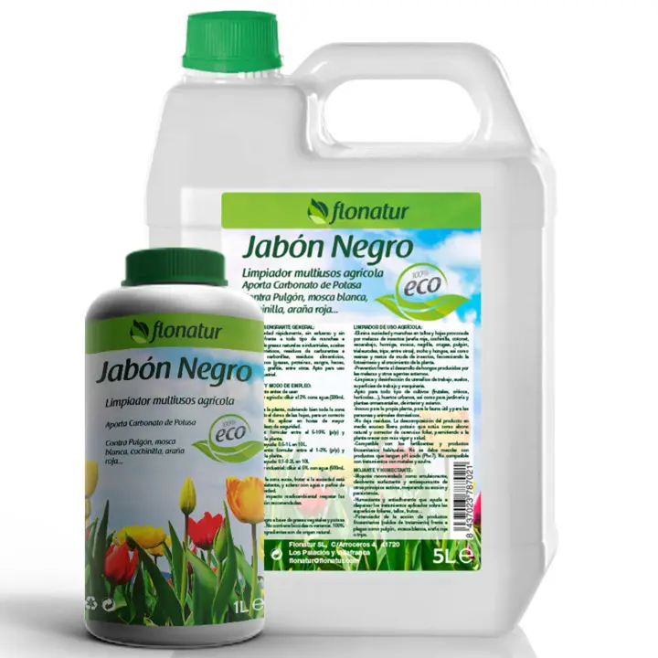 Jabón potásico, limpiador multiuso agrícola. Aporta carbonato de potasa. Flonatur - 1