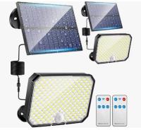 Foco Solar Exterior Led Brand X, 190 LED 1500LM 3 Modos Luces Solares IP65 - Jardin Garaje Jardin - details 1