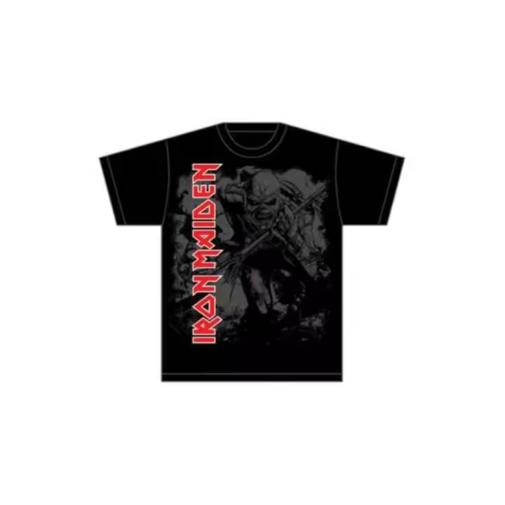 IRON MAIDEN HI-CONTRAST TROOPER CAMISETA CHICO MEN'S TEE ROCK OFF IMTEE04MB - 1