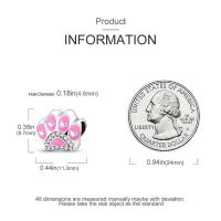 Encanto De Herramienta De Cogote En Forma De Corazón Y Botella De Perfume En Color Rosa De Plata De Ley 925 Para Pulsera De Encantos DIY Joyería - details 4