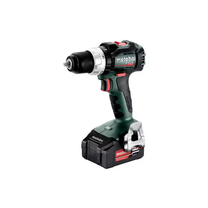 Metabo BS 18 LT BL Taladradora atornilladora de batería/18V 2x Ion de litio; Cargador ASC 55; metaBOX 145 - 1