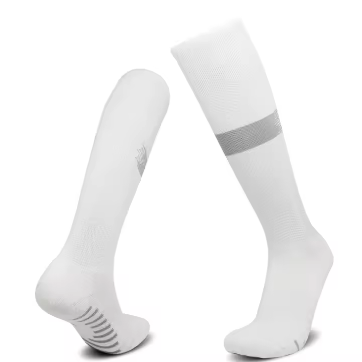 Calcetines De Fútbol Para Niños Y Niñas Algodón Transpirable Antideslizante Alto Hasta La Rodilla Para Ciclismo Y Entrenamiento Deportivo - 1