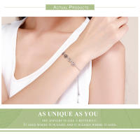 Pulsera De Cadena Y Enlace Con Huella De Perro En Plata De Ley 925 Para Mujer Joyería Moda Lindo Regalo Suertudo WOSTU CQB096 - details 6