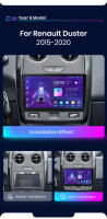 Junsun Android 13 Radio de Coche Estéreo para Renault Duster 2015-2020/ LADA Largus 2021 Radio Automotriz con CarPlay Inalámbrico Integrado para Apple y Android Auto Pantalla Táctil Automotriz Unidad Principal de Coche con Navegación GPS - details 4