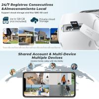 Cámara De Seguridad IP 6K 12MP Con Zoom De 8X Y Lentes Triples Pantalla Dual Exterior WiFi Protección Del Hogar CCTV PTZ ICSEE - details 13