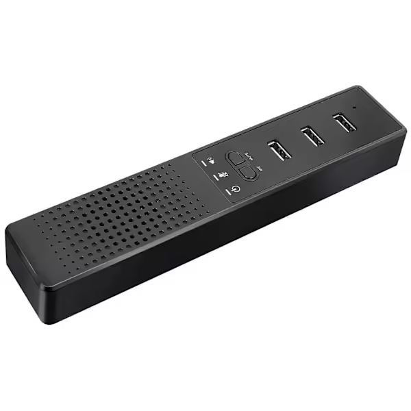Altavoz 3 en 1 para computadora con micrófono y altavoz USB para conferencias, micrófono para PC para videoconferencias - 1