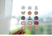 3 Pcs Decorativos Pegatinas Redondas Kawaii Oso Pastel Para Scrapbooking DIY Diario Álbum Etiquetas Adhesivos De Estación - details 7