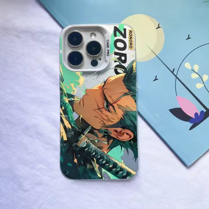 Funda para Teléfono Móvil iphone 12 12 pro con Diseño Color Plateado Antichoque IMD, Accesorios para Teléfono Funda para iPhone 12 y 12 Pro con Diseño de Anime One Piece YASSINE MOBILESTPO - 1