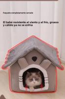 Casa Para Perro Y Gato 1pcs De Cuero Corduroy Adecuada Para Todas Las Estaciones Desmontable Y Lavable Suministro De Mascotas Cama Para Perro - details 7