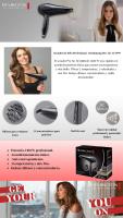 Remington Secador De Pelo Profesional Pro Air AC5999 | Potencia de 2300W, Motor AC, Tecnología Iónica, 3 Niveles De Temperatura, 2 Velocidades, Rejilla Trasera Desmontable, Incluye 2 Concentradores Y 1 Difusor Para Cabello Sin Encrespamiento - details 0