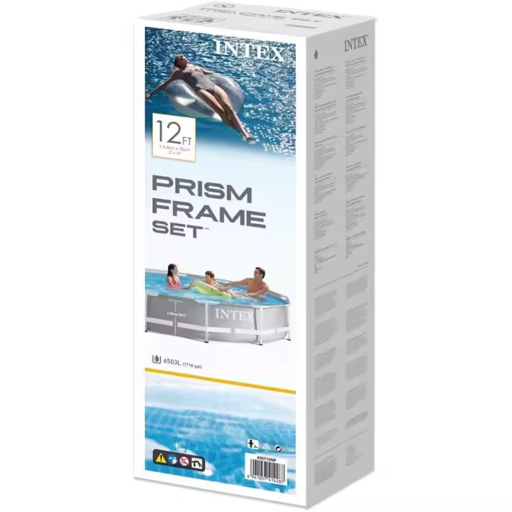 Intex 26710NP Piscina desmontable redonda 366 x 76cm, 6503 Litros - 1