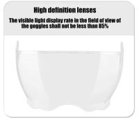 Casco De Ciclismo  Con Gafas Y Protección Auditiva Estampado Reflector Para Bicicleta MTB Carretera E-Bike Para Adultos Hombres - details 5