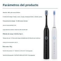 Cepillo De Dientes Eléctrico Con 6 Modos De Limpieza Dental Cuidado De Los Dientes Impermeable IP67 Recargable Por Tipo-C Para Adultos - details 11