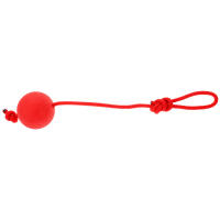 Bola De Goma Elástica Para Perros Juguetes Resistentes Mordedura Entrenamiento Molar Para Puppies Suministros De Mascotas Roja - details 6